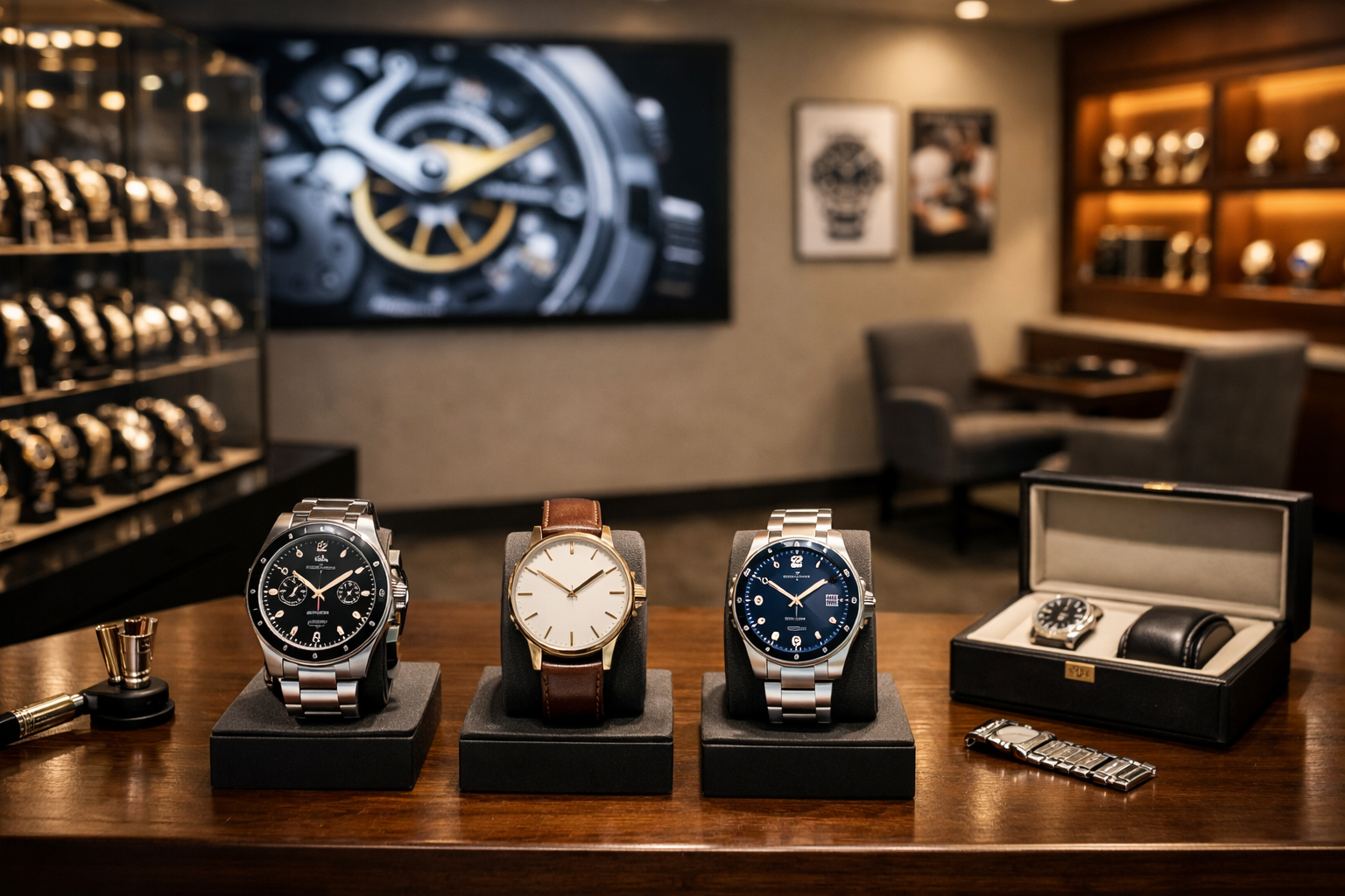 Retail watch supply case