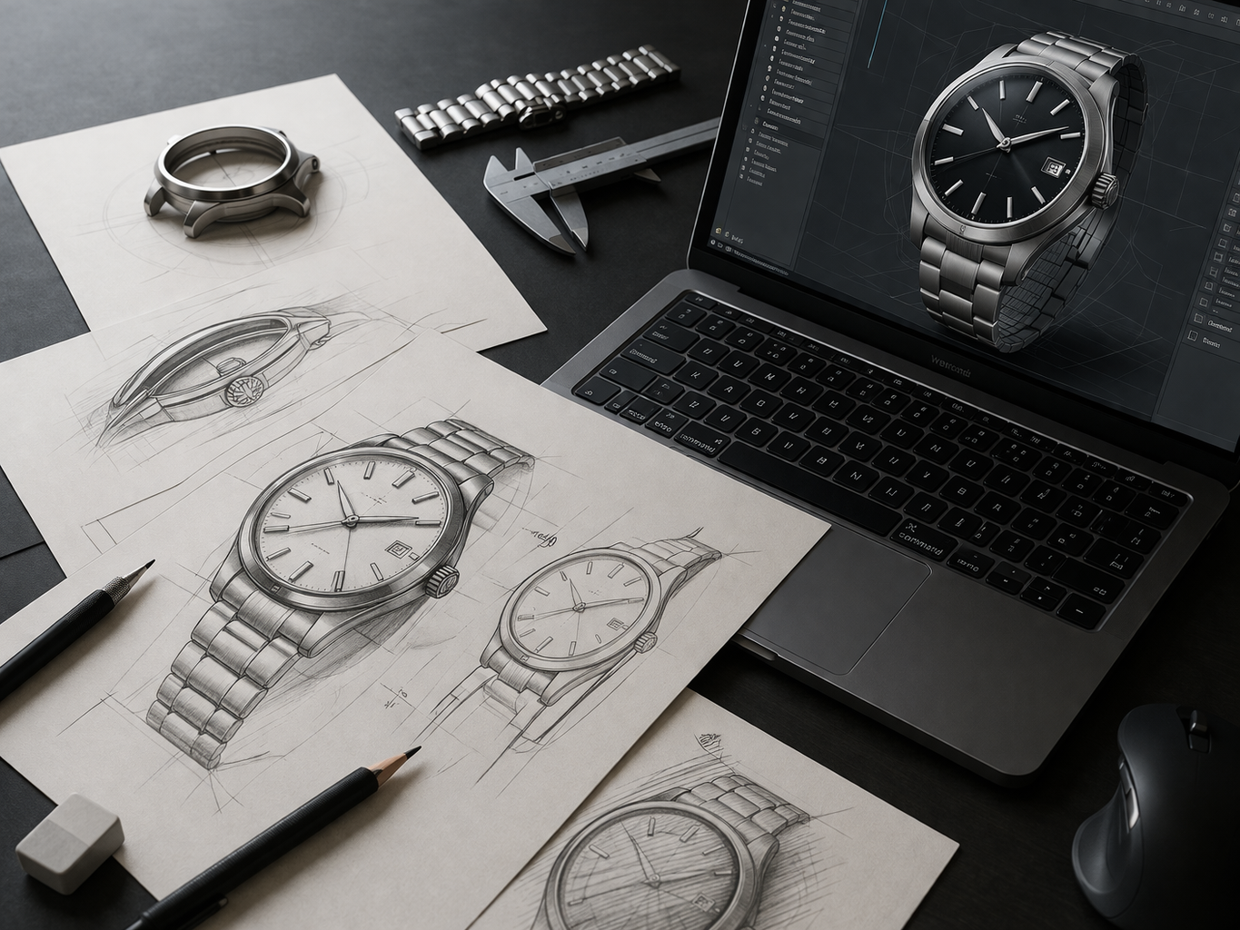 Custom watch design process